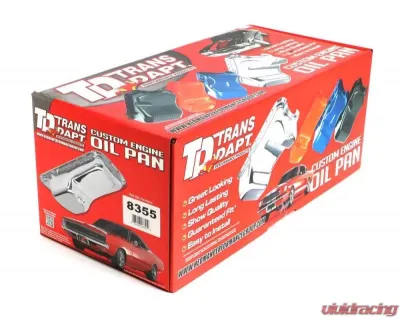 Trans-Dapt Performance 83-93 MUSTANG BLUE OIL PAN - 8355