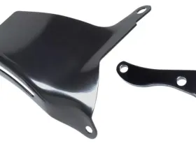 Trans-Dapt Performance OEM-Style ALTERNATOR Bracket (Top); CHEVY SB (69-75); LONG W/P- ASPHALT BLACK Chevrolet 1975 5.7L V8