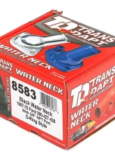 Trans-Dapt Performance ASPHALT BLACK POWDER-COATED WATER NECK; FORD 390-428 (3/8 in. NPT PORT)                                     - 8583 - Image 2