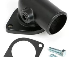 Trans-Dapt Performance ASPHALT BLACK POWDER-COATED WATER NECK; FORD 390-428 (3/8 in. NPT PORT)