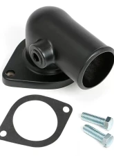 Trans-Dapt Performance ASPHALT BLACK POWDER-COATED WATER NECK; FORD 390-428 (3/8 in. NPT PORT)                                     - 8583 - Image 2
