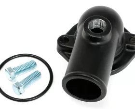 Trans-Dapt Performance ASPHALT BLACK POWDER-COATED WATER NECK; FORD 429-460 (3/8 in. NPT PORT)