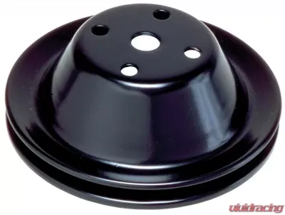 Trans-Dapt Performance WATER PUMP Pulley; 1 Groove; CHEVY SB (55-68); SHORT Water Pump-ASPHALT BLACK Chevrolet - 8600