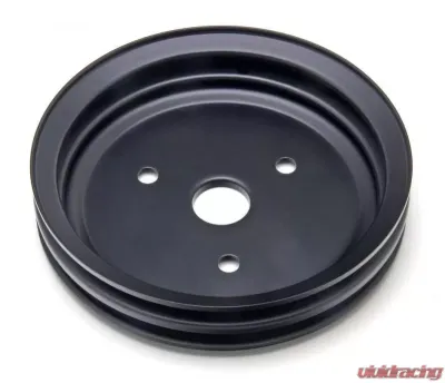 Trans-Dapt Performance CRANKSHAFT Pulley; 2 Groove; CHEVROLET SB (55-68);SHORT Water Pump-ASPHALT BLACK Chevrolet - 8603