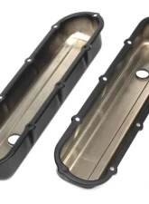 Trans-Dapt Performance CADILLAC ASPHALT BLACK POWDER COATED VALVE COVERS                                     - 8610 - Image 3