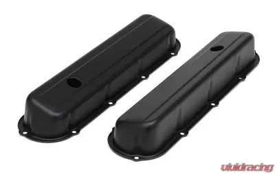Trans-Dapt Performance CADILLAC ASPHALT BLACK POWDER COATED VALVE COVERS - 8610