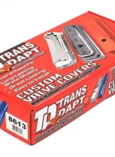 Trans-Dapt Performance PONTIAC TALL ASPHALT BLACK POWDER COATED VALVE COVERS                                     - 8613 - Image 4