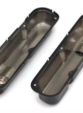 Trans-Dapt Performance SB MOPAR ASPHALT BLACK POWDER COATED VALVE COVERS                                     - 8614 - Image 3