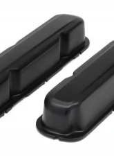 Trans-Dapt Performance SB MOPAR ASPHALT BLACK POWDER COATED VALVE COVERS                                     - 8614 - Image 4