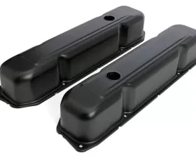 Trans-Dapt Performance BB MOPAR ASPHALT BLACK POWDER COATED VALVE COVERS