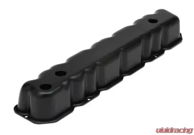 Trans-Dapt Performance JEEP/AMC 6CYL ASPHALT BLACK POWDER COATED VALVE COVERS - 8619