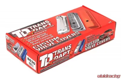 Trans-Dapt Performance FORD 3.8L V6 ASPHALT BLACK POWDER COATED VALVE COVERS - 8630