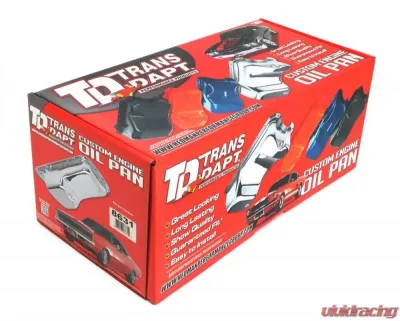 Trans-Dapt Performance 1986-00 Chevy 305-350 OEM-Style Oil Pan; Asphalt Black (4 Qt) Chevrolet - 8631