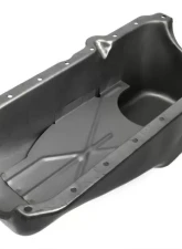 Trans-Dapt Performance 1986-00 Chevy 305-350 OEM-Style Oil Pan; Asphalt Black (4 Qt) Chevrolet                                     - 8631 - Image 2