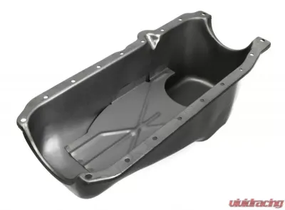 Trans-Dapt Performance 1986-00 Chevy 305-350 OEM-Style Oil Pan; Asphalt Black (4 Qt) Chevrolet - 8631