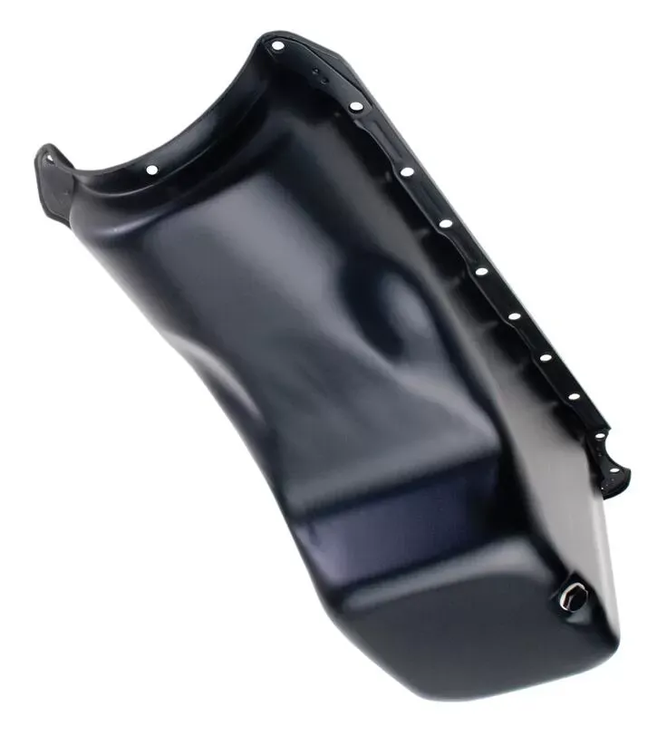 Trans-Dapt Performance 1965-90 BB Chevy 396-454 OEM-Style Oil Pan; Asphalt Black (4 Qt) Chevrolet - 8632