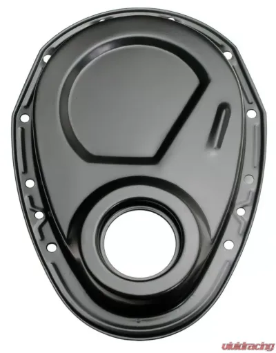 Trans-Dapt Performance Asphalt BLACK Timing Chain Cover (only)- Chevy 4.3L V6 or SB V8 (not for LT1) Chevrolet - 8636