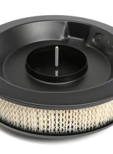 Trans-Dapt Performance MUSCLE CAR-STYLE Air Cleaner Set; 14 in. Diameter; 3 in. Tall- ASPHALT BLACK                                     - 8640 - Image 3