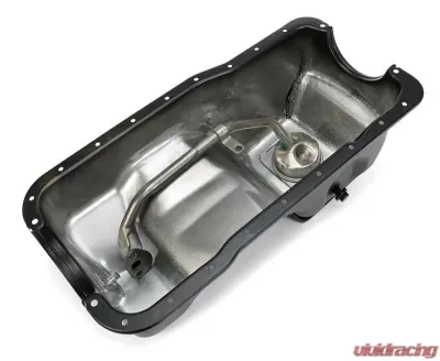 Trans-Dapt Performance 83-93 FORD 5.0L FOX-BODY SLAM-GUARD OIL PAN; FRONT SUMP- ASPHALT BLACK - 8652