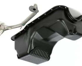 Trans-Dapt Performance 83-93 FORD 5.0L FOX-BODY SLAM-GUARD OIL PAN; FRONT SUMP- ASPHALT BLACK