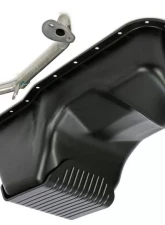 Trans-Dapt Performance 83-93 FORD 5.0L FOX-BODY SLAM-GUARD OIL PAN; FRONT SUMP- ASPHALT BLACK                                     - 8652 - Image 4