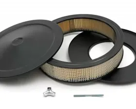 Trans-Dapt Performance AIR CLEANER - DOMINATOR - 14 in. X 3 in. FILTER - POWDER COAT ASPHALT BLACK