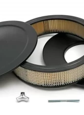 Trans-Dapt Performance AIR CLEANER - DOMINATOR - 14 in. X 3 in. FILTER - POWDER COAT ASPHALT BLACK                                     - 8656 - Image 4