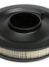 Trans-Dapt Performance AIR CLEANER - FLAT BASE- 14 in. X 3 in. FILTER - POWDER COAT ASPHALT BLACK                                     - 8657 - Image 3