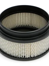 Trans-Dapt Performance AIR CLEANER - RAISED BASE - 6 3/8 in. X 2 1/2 in. FILTER - ASPHALT BLACK                                     - 8658 - Image 2