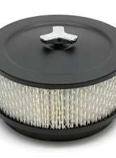 Trans-Dapt Performance AIR CLEANER - RAISED BASE - 6 3/8 in. X 2 1/2 in. FILTER - ASPHALT BLACK                                     - 8658 - Image 3