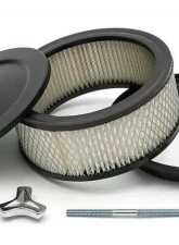 Trans-Dapt Performance AIR CLEANER - RAISED BASE - 6 3/8 in. X 2 1/2 in. FILTER - ASPHALT BLACK                                     - 8658 - Image 4