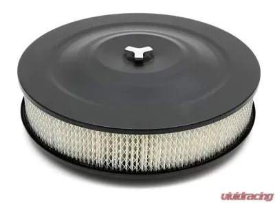 Trans-Dapt Performance ASPHALT BLACK POWDER COATED 14 in. X 4 in. AIR CLEANER - 8659
