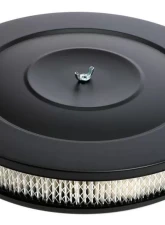 Trans-Dapt Performance ASPHALT BLACK POWDER COATED 14 in. RECESS BASE AIR CLEANER                                     - 8660 - Image 3