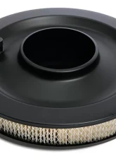 Trans-Dapt Performance ASPHALT BLACK POWDER COATED 14 in. X 3 1/4 in. AIR CLEANER                                     - 8661 - Image 2