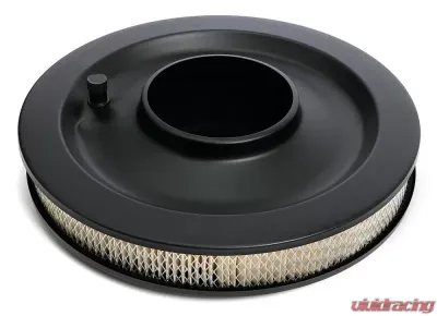 Trans-Dapt Performance ASPHALT BLACK POWDER COATED 14 in. X 3 1/4 in. AIR CLEANER - 8661