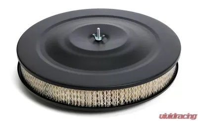 Trans-Dapt Performance ASPHALT BLACK POWDER COATED 14 in. X 3 1/4 in. AIR CLEANER - 8661