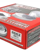 Trans-Dapt Performance ASPHALT BLACK POWDER COATED AIR CLEANER 14 X 3 OFFSET BASE                                     - 8662 - Image 5