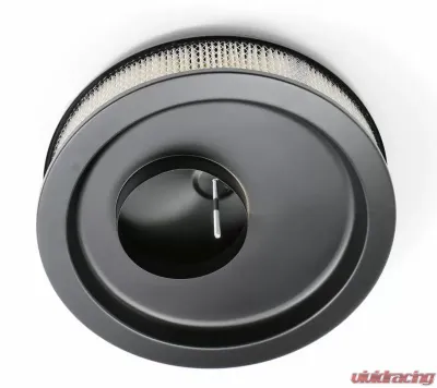 Trans-Dapt Performance ASPHALT BLACK POWDER COATED AIR CLEANER 14 X 3 OFFSET BASE - 8662