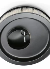 Trans-Dapt Performance ASPHALT BLACK POWDER COATED AIR CLEANER 14 X 3 OFFSET BASE                                     - 8662 - Image 2