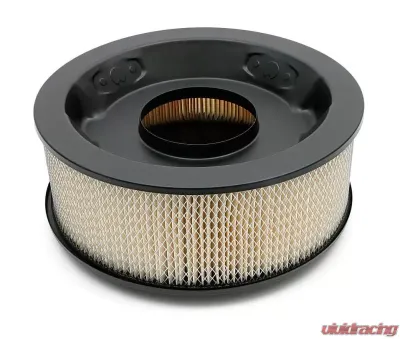 Trans-Dapt Performance ASPHALT BLACK POWDER COATED 14 in. x 6 in. MUSCLE CAR AIR CLEANER - 8663