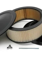 Trans-Dapt Performance ASPHALT BLACK POWDER COATED 14 in. x 6 in. MUSCLE CAR AIR CLEANER                                     - 8663 - Image 4