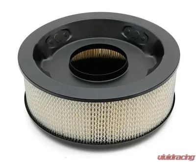 Trans-Dapt Performance ASPHALT BLACK POWDER COATED 14 in. X 6 in. RACING AIR CLEANER - 8665