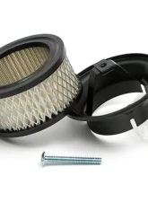 Trans-Dapt Performance ASPHALT BLACK POWDER COATED 4 in. X 2-5/8 in. DEEP DISH AIR CLEANER                                     - 8666 - Image 4