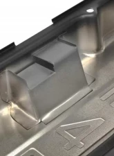 Trans-Dapt Performance CHEVY 454 LOGO SHORT ASPHALT BLACK POWDER COATED VALVE COVERS                                     - 8682 - Image 2