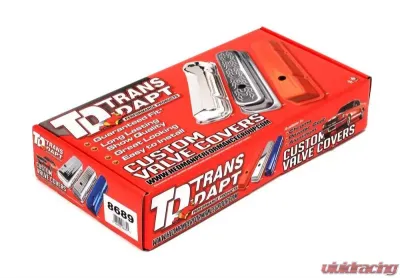 Trans-Dapt Performance CHEVY 5.0-5.7L (not LT1) ASPHALT BLACK Valve Cover CAPS- Trucks only - 8689