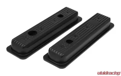 Trans-Dapt Performance CHEVY 5.0-5.7L (not LT1) ASPHALT BLACK Valve Cover CAPS- Trucks only - 8689