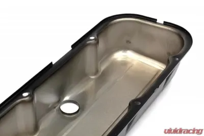 Trans-Dapt Performance CHEVY 396-502 TALL ASPHALT BLACK POWDER COATED VALVE COVERS- UNBAFFLED - 8690