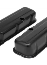 Trans-Dapt Performance CHEVY 396-502 TALL ASPHALT BLACK POWDER COATED VALVE COVERS- UNBAFFLED                                     - 8690 - Image 4
