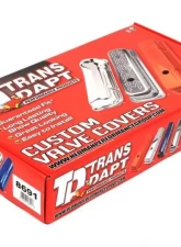 Trans-Dapt Performance CHEVY 396-502 SHORT ASPHALT BLACK POWDER COATED VALVE COVERS- UNBAFFLED                                     - 8691 - Image 4