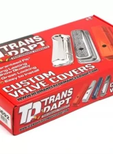 Trans-Dapt Performance CHEVY 396-502 TALL ASPHALT BLACK POWDER COATED BAFFLED VALVE COVERS                                     - 8692 - Image 4
